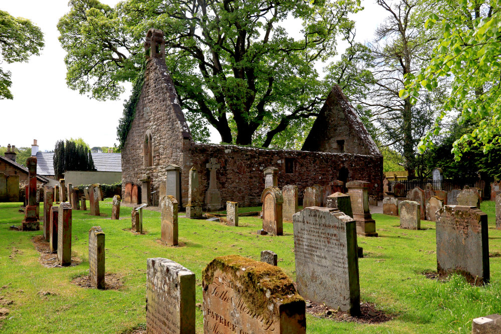 The Old Kirk, Alloway, Ayrshire aerial photograph