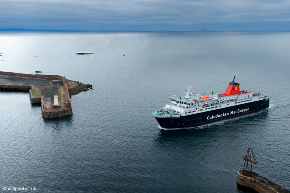 Caledonian Isles, Ardrossan, aerial photograph