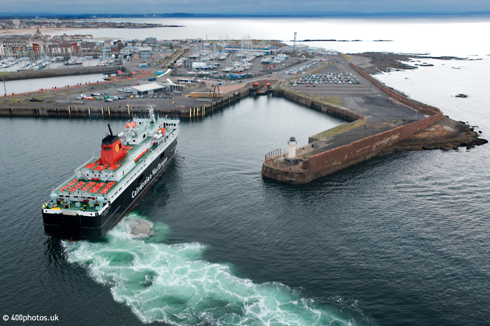 Caledonian Isles, Ardrossan, aerial photograph