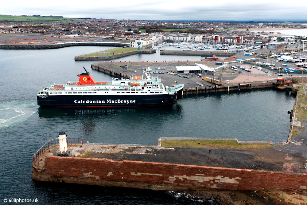 Caledonian Isles, Ardrossan, aerial photograph