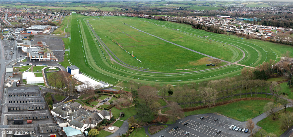 Ayr Racecourse, Ayr, aerial photograph