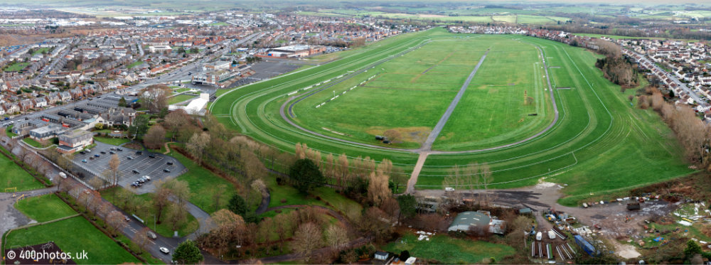 Ayr Racecourse, Ayr, aerial photograph