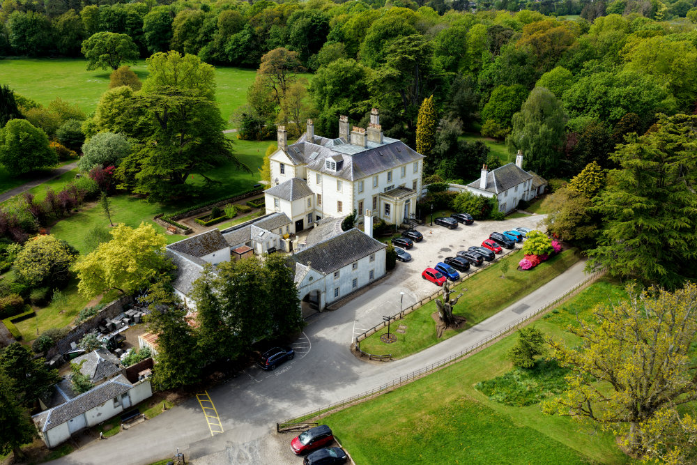 Rozelle House, Rozelle Park, Ayr, aerial photograph