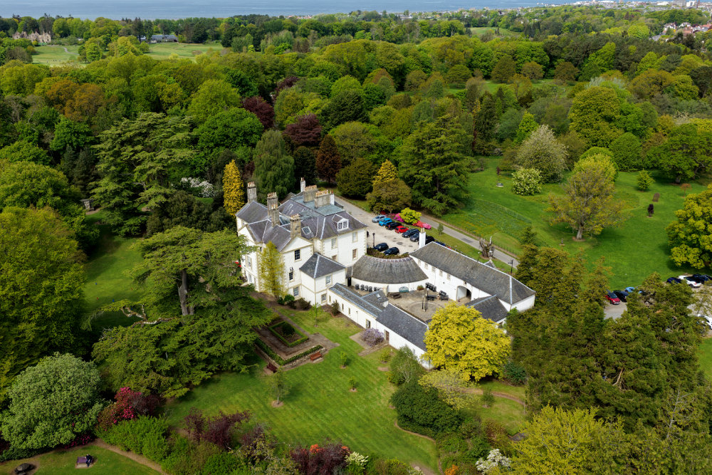 Rozelle House, Rozelle Park, Ayr, aerial photograph