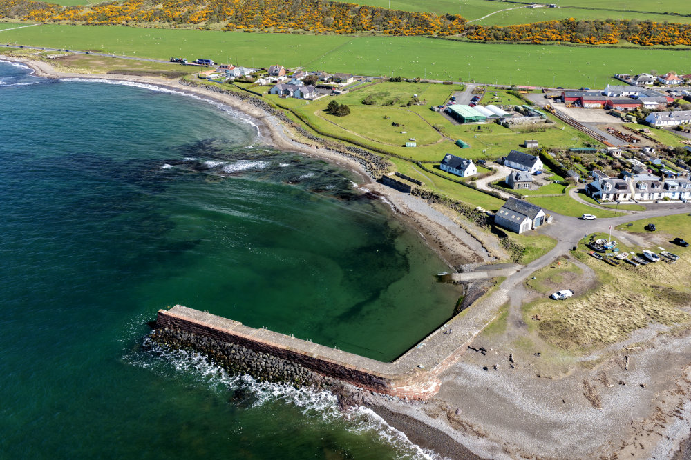 Ballantrae, South Ayrshire, aerial photograph