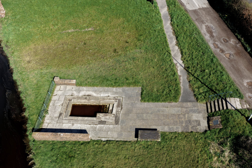 Brow Well, Dumfries and Galloway, aerial photograph