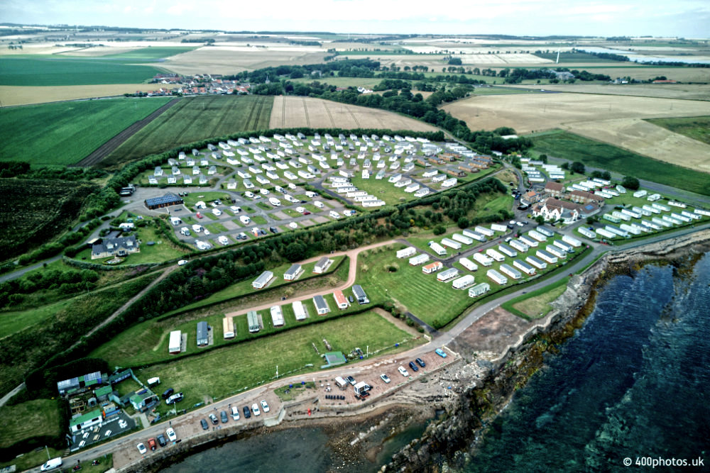 Cellardyke Outdoor Pool, Anstruther, Fife, aerial photograph