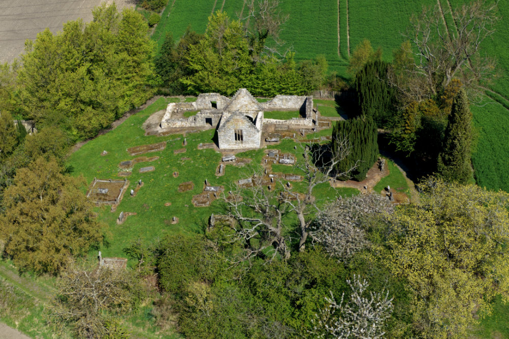 Culross West Kirk, Fife, aerial photograph