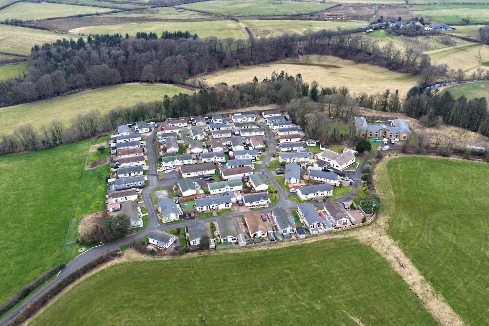 Cunninghamhead Estate, North Ayrshire, aerial photograph