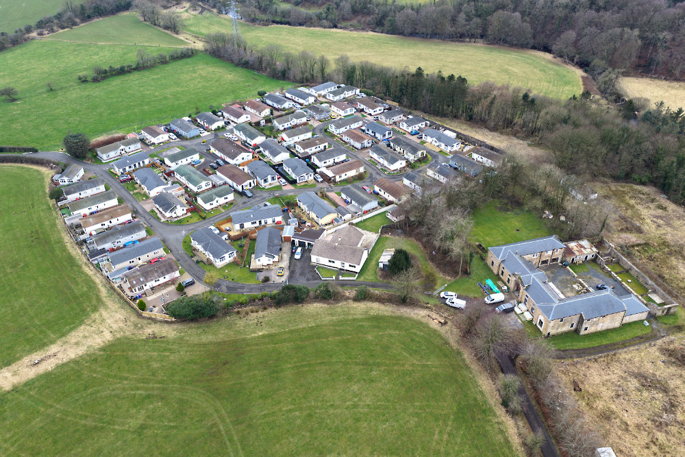 Cunninghamhead Estate, North Ayrshire, aerial photograph
