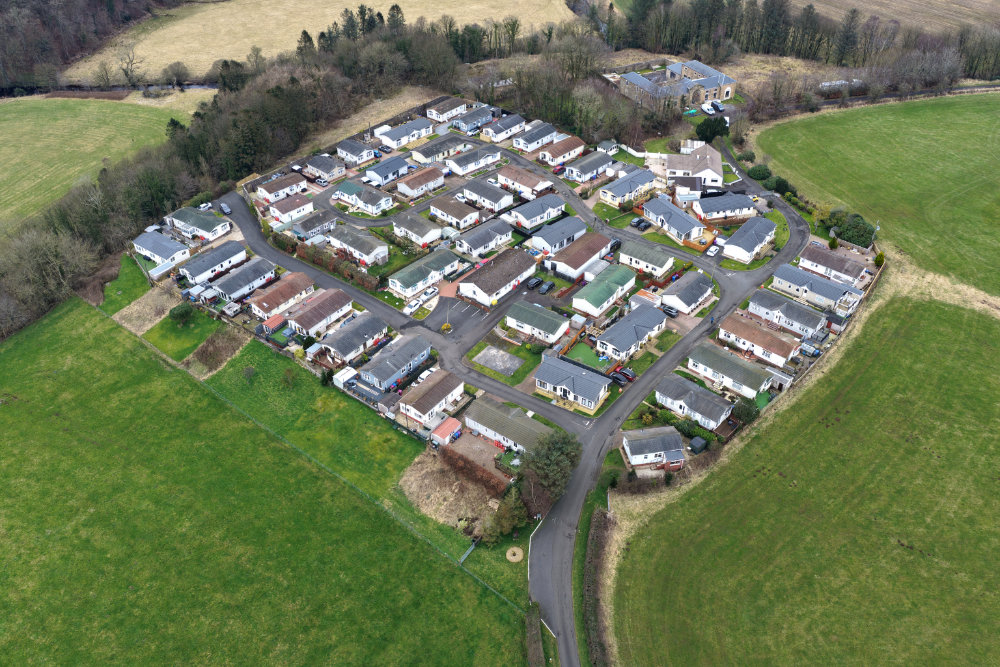 Cunninghamhead Estate, North Ayrshire, aerial photograph