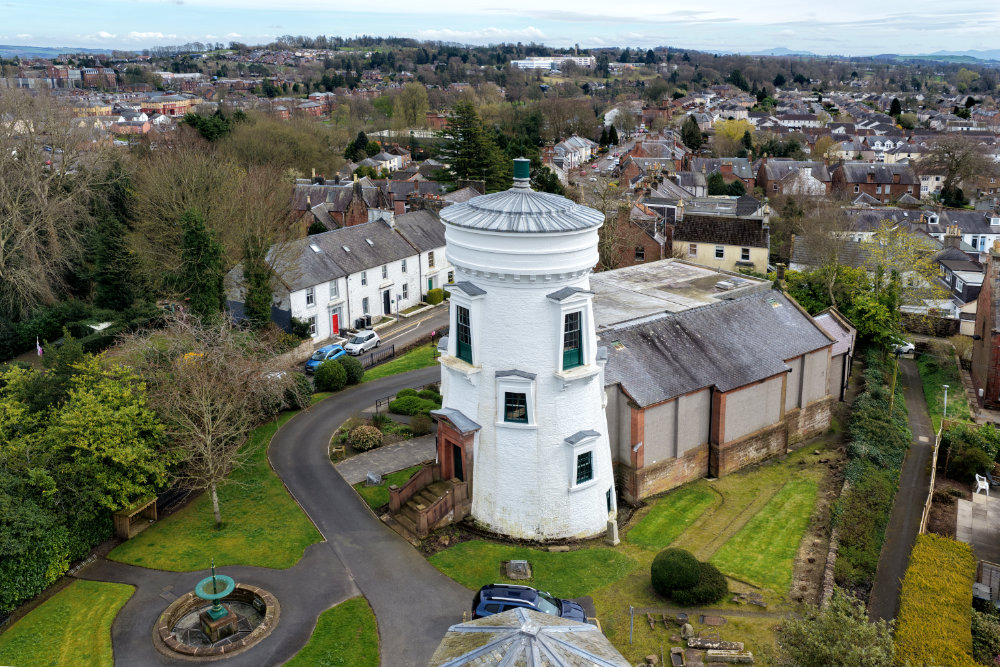 Dumfries Camera Obscure, aerial photograph