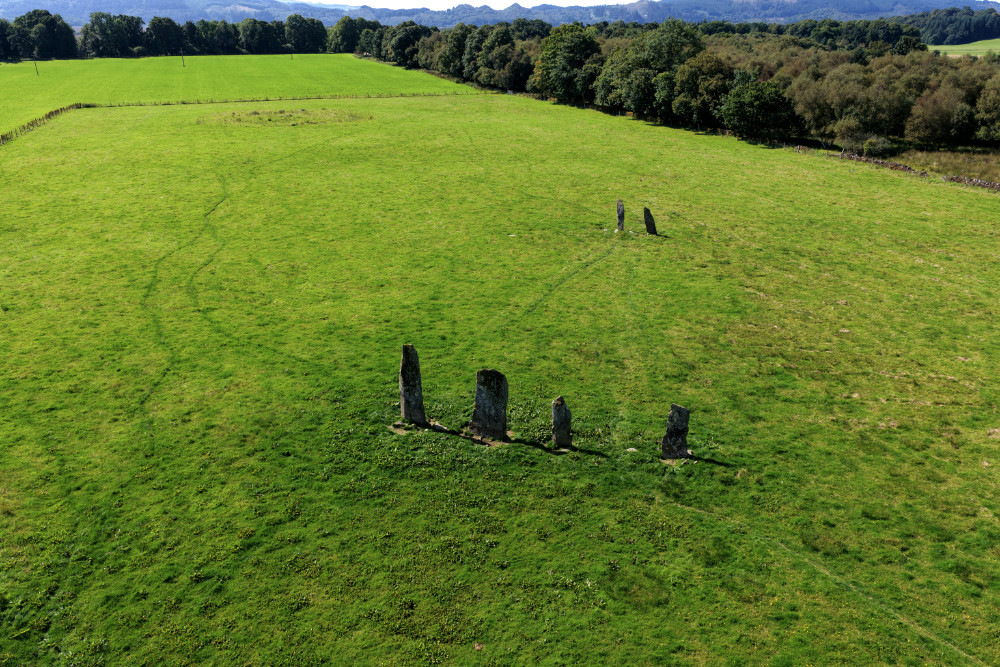 Dunchraigaig, Kilmartin Glen, Argyll & Bute, licensable aerial photograph