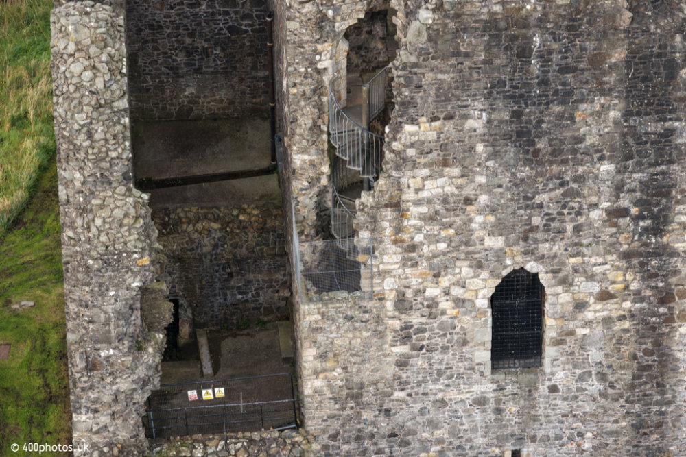 Dundonald Castle, South Ayrshire, aerial photograph