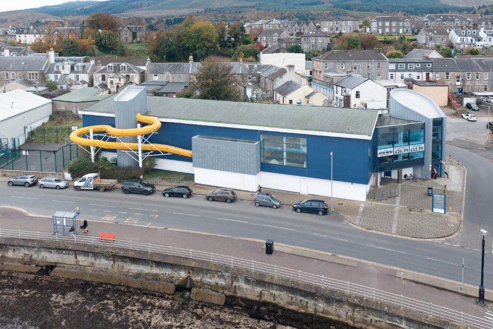 Dunoon, Argyll, aerial photograph