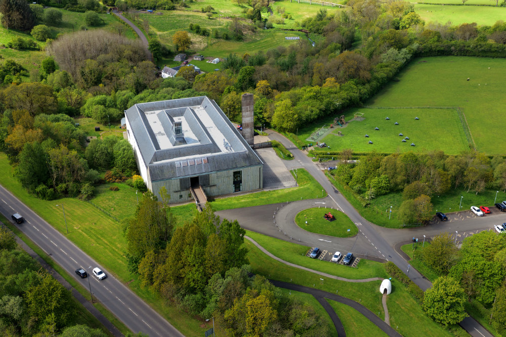 The National Museum of Rural Life, East Kilbride, aerial photograph