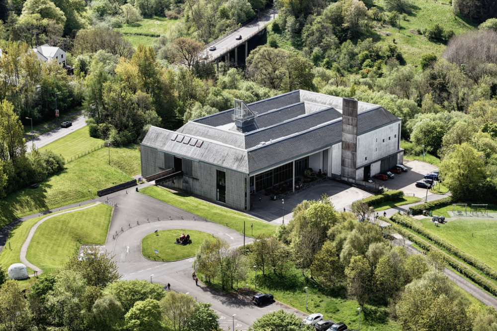 The National Museum of Rural Life, East Kilbride, aerial photograph