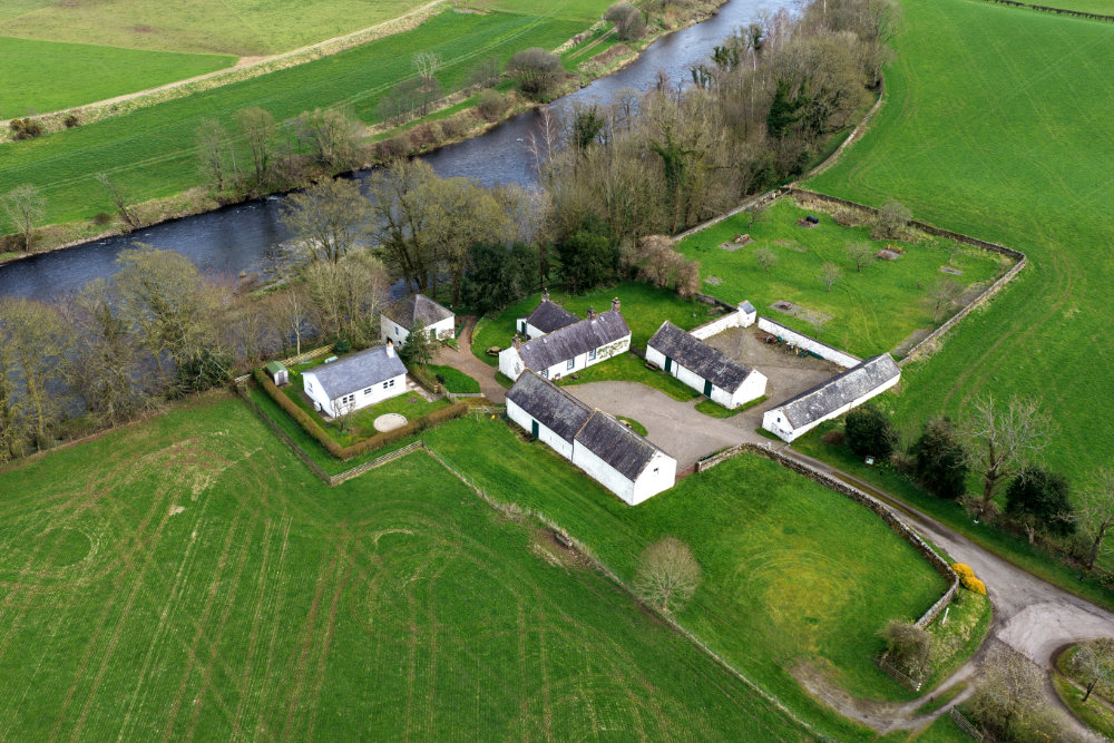 Ellisland Farm, Dumfries, aerial photograph