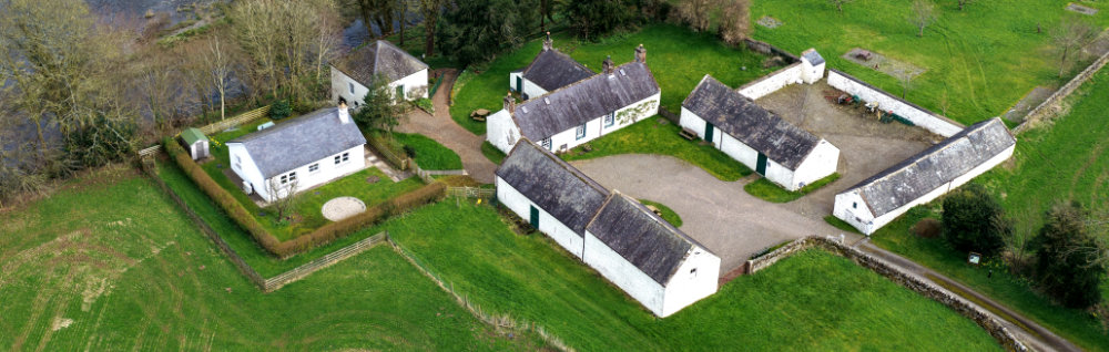 Ellisland Farm, Dumfries, aerial photograph