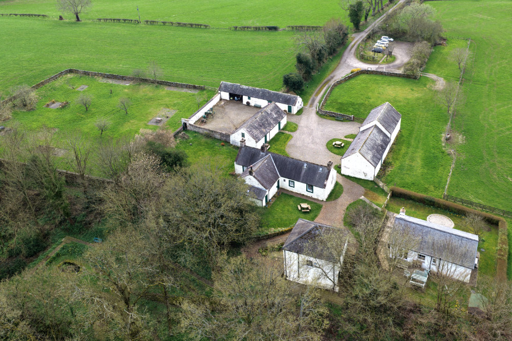 Ellisland Farm, Dumfries, aerial photograph