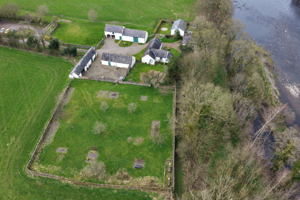 Ellisland Farm, Dumfries, aerial photograph
