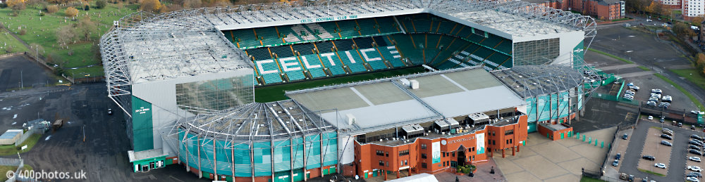 Parkhead, Glasgow Celtic F.C., aerial photograph