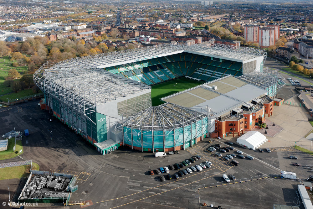 Parkhead, Glasgow Celtic F.C., aerial photograph