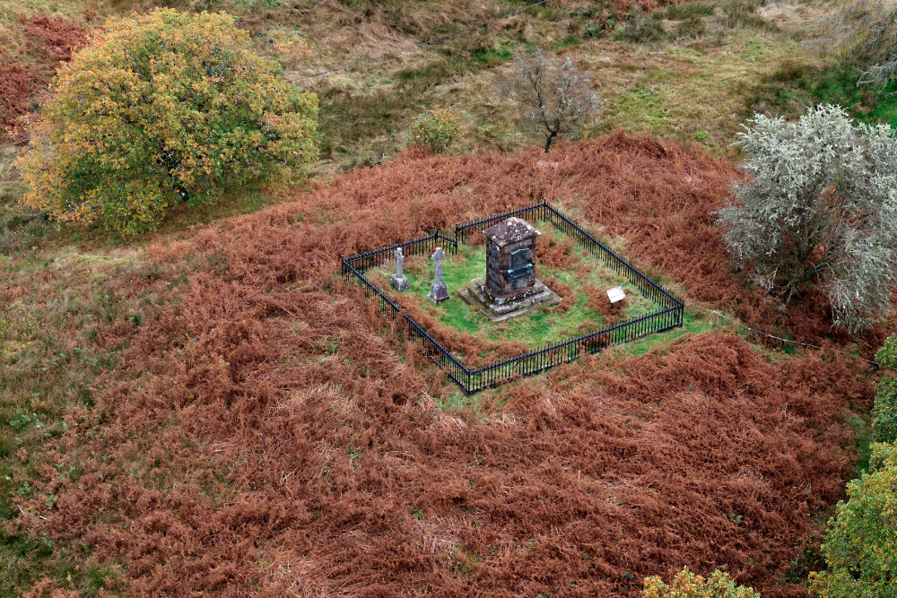 Glenbranter, Argyll & Bute, aerial photograph