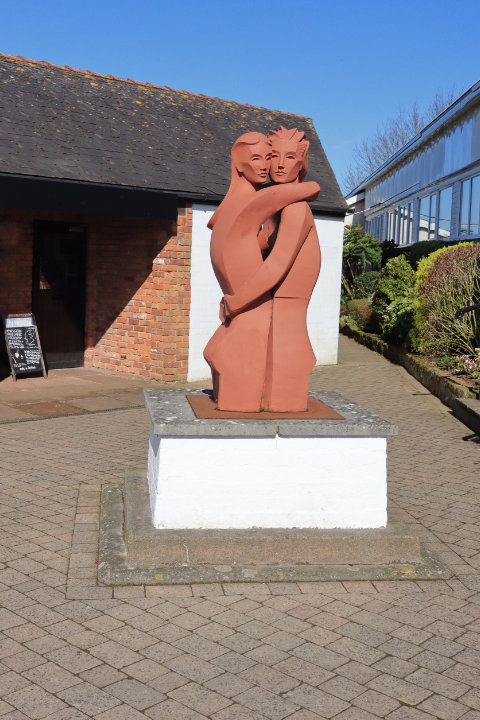 Gretna Green, Scottish/English border, sculpture