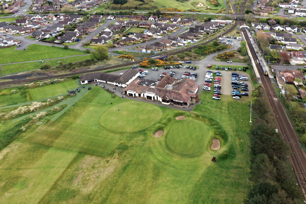 Kilmarnock Golf Club Barassie, Troon, aerial photograph