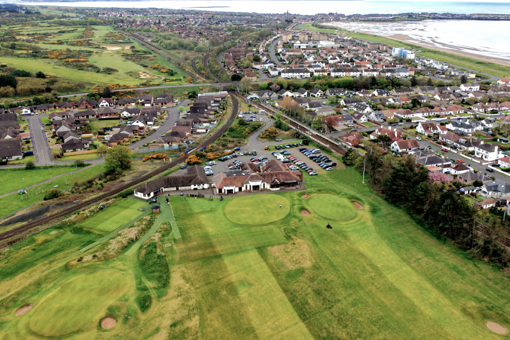 Kilmarnock Golf Club Barassie, Troon, aerial photograph