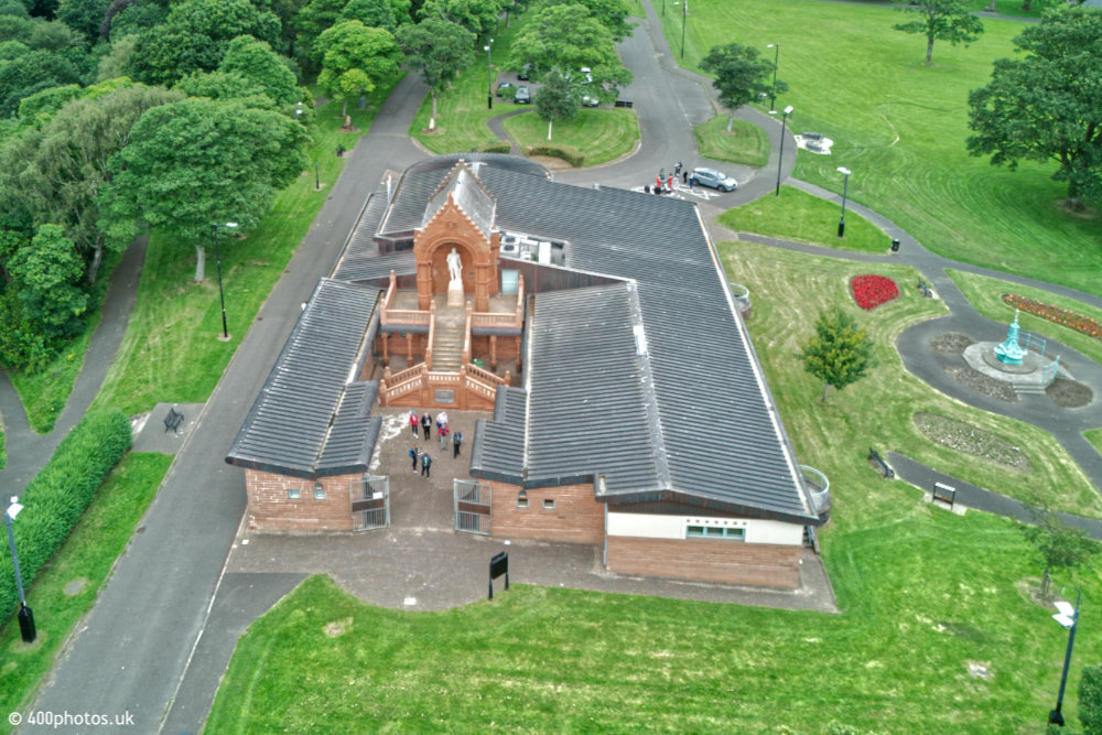Burns Centre, Kilmarnock, aerial photograph