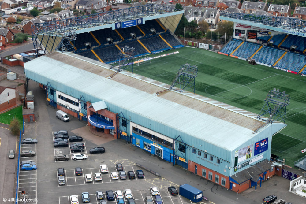 Rugby Park, Kilmarnock, aerial photograph