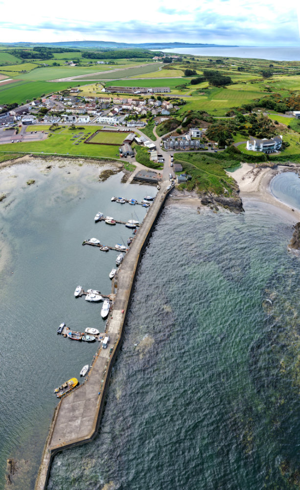 Maidens, South Ayrshire, licensable aerial photograph