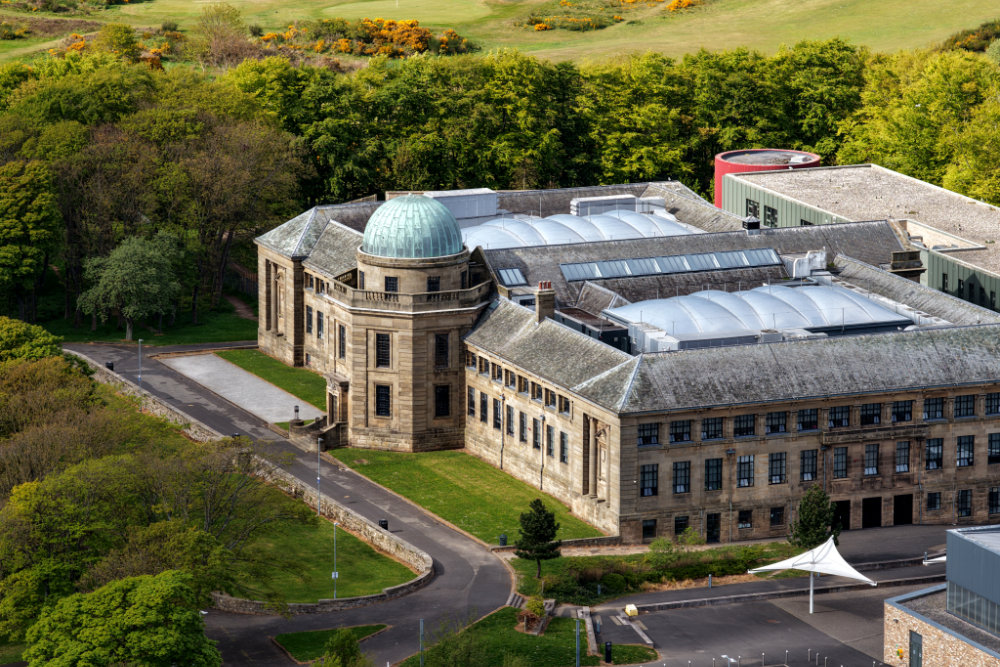 Marr College_Troon, Ayrshire, licensable aerial photograph