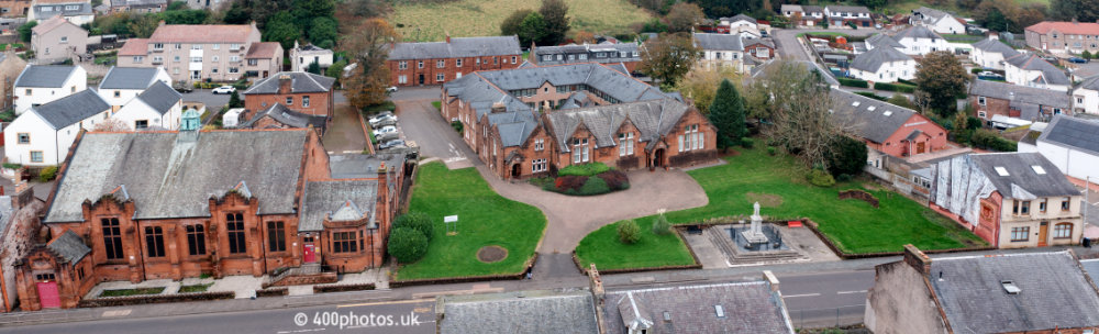 Newmilns, East Ayrshire, aerial photograph