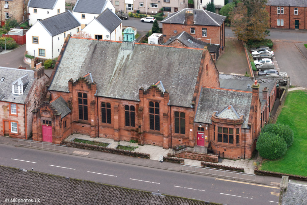 Newmilns, East Ayrshire, aerial photograph