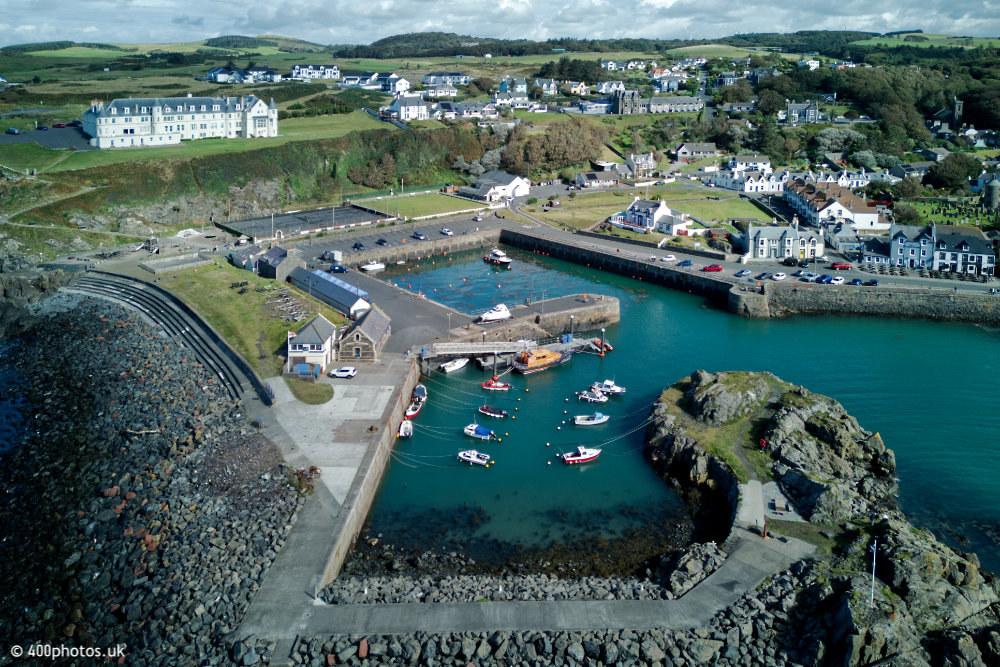 Portpatrick Harbour - Dumfries and Galloway, aerial photograph