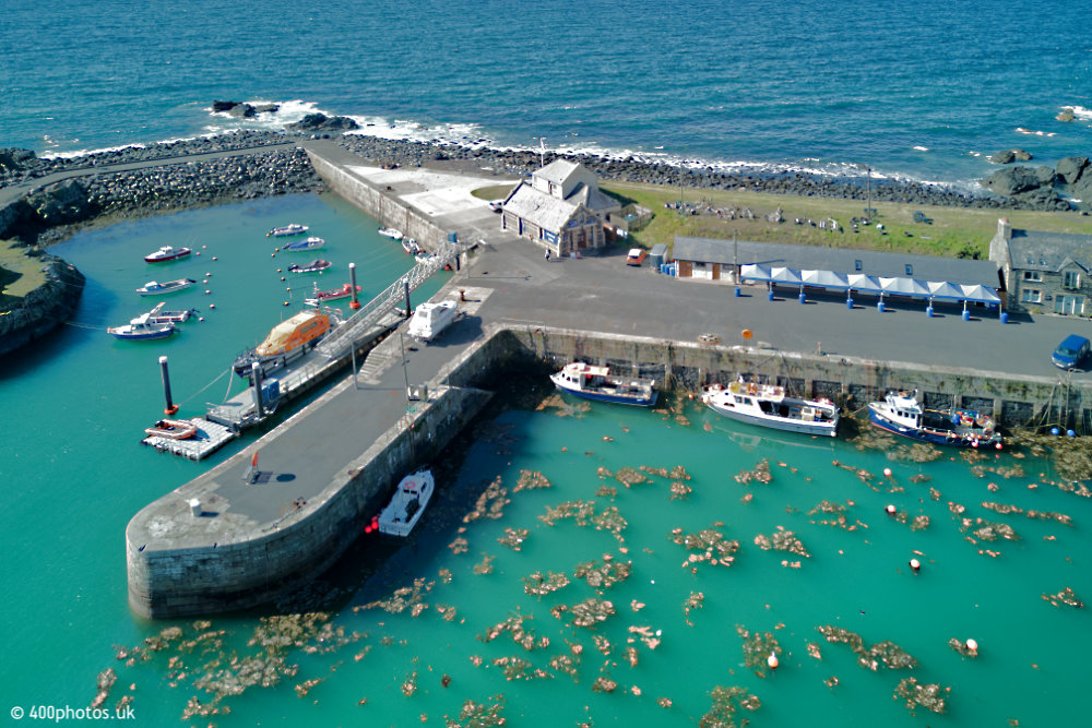 Portpatrick Harbour, Dumfries and Galloway, aerial photograph