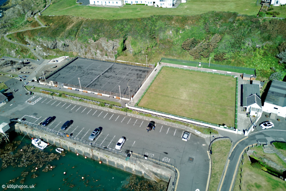 Portpatrick Harbour, Dumfries and Galloway, aerial photograph
