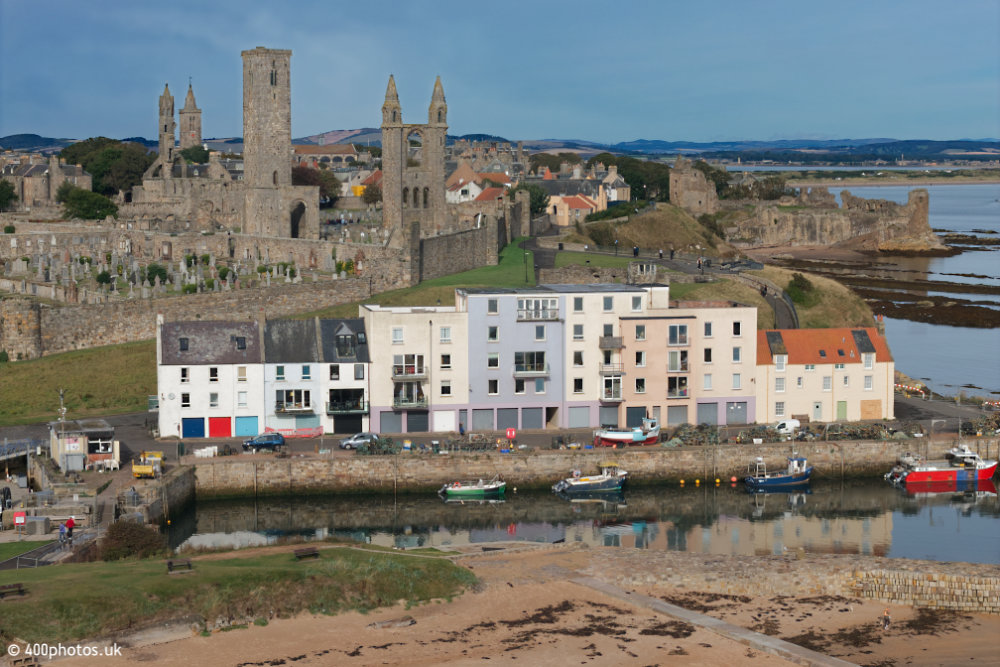 St Andrews Harbour - Fife, aerial photograph