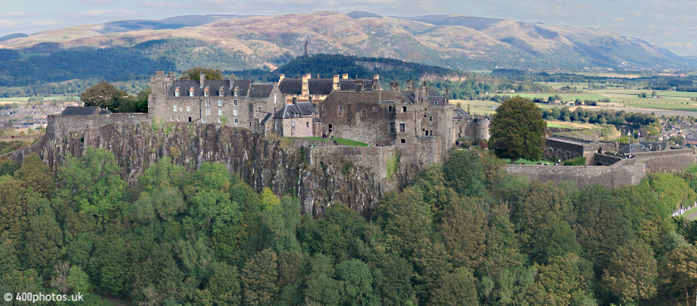 Stirling Castle, aerial photograph