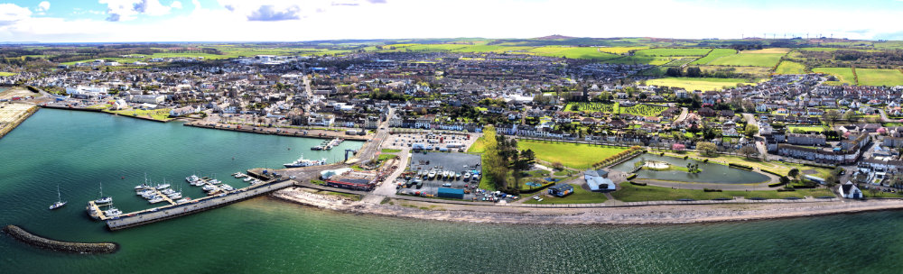 Stranraer Agnew Park, Dumfries and Galloway, aerial photograph