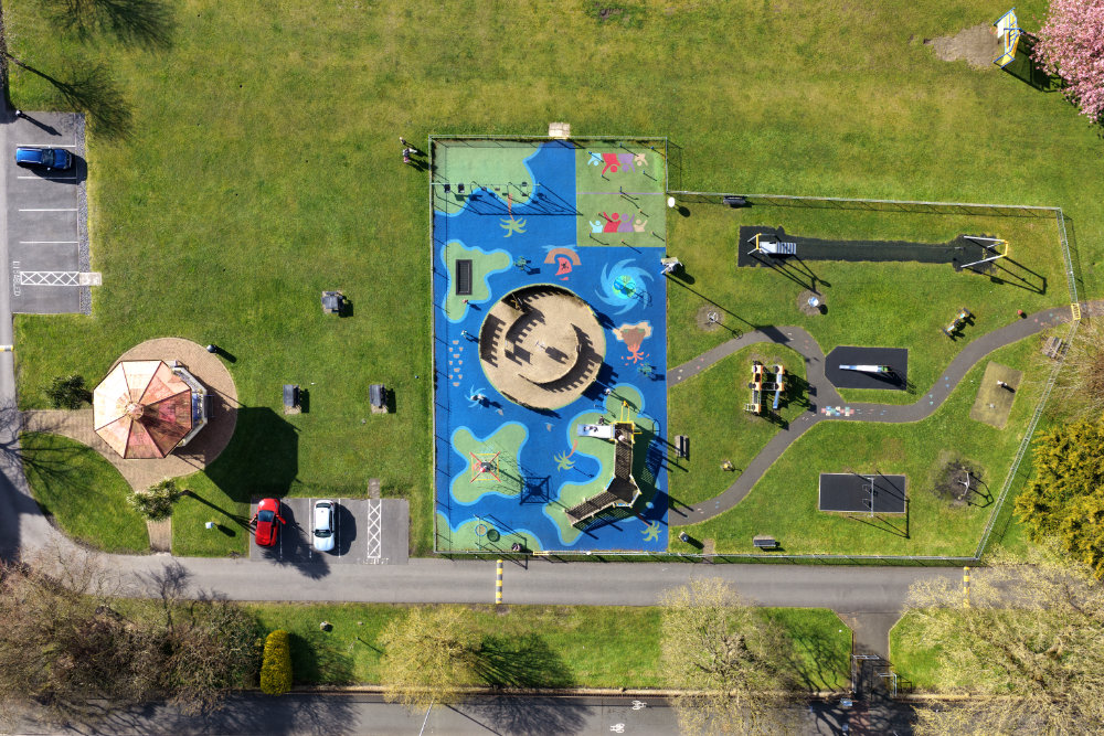 Stranraer Stair Park, Dumfries and Galloway, aerial photograph