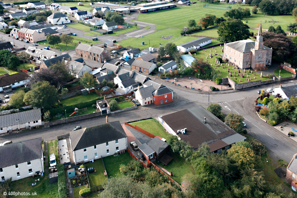 Tarbolton Bachelor's Club, Ayrshire, aerial photograph
