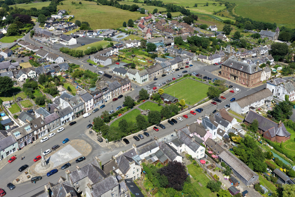 Wigtown, Dumfries and Galloway, licensable aerial photograph