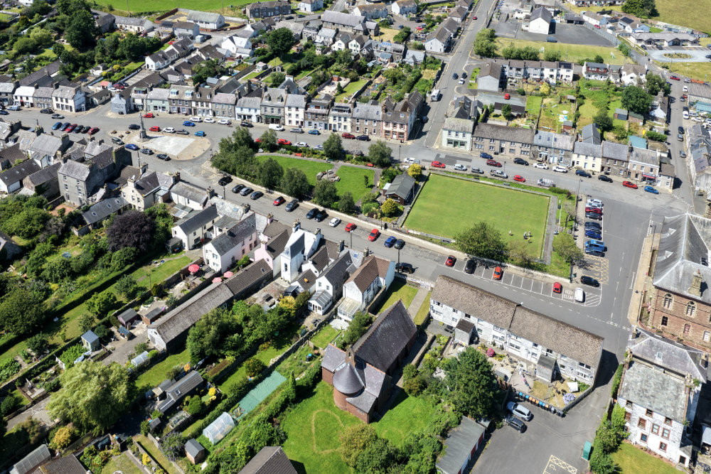 Wigtown, Dumfries and Galloway, licensable aerial photograph