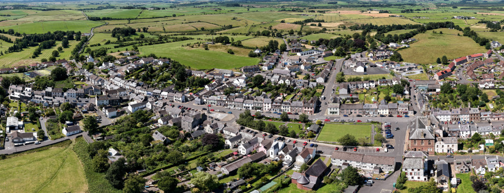 Wigtown, Dumfries and Galloway, licensable aerial photograph